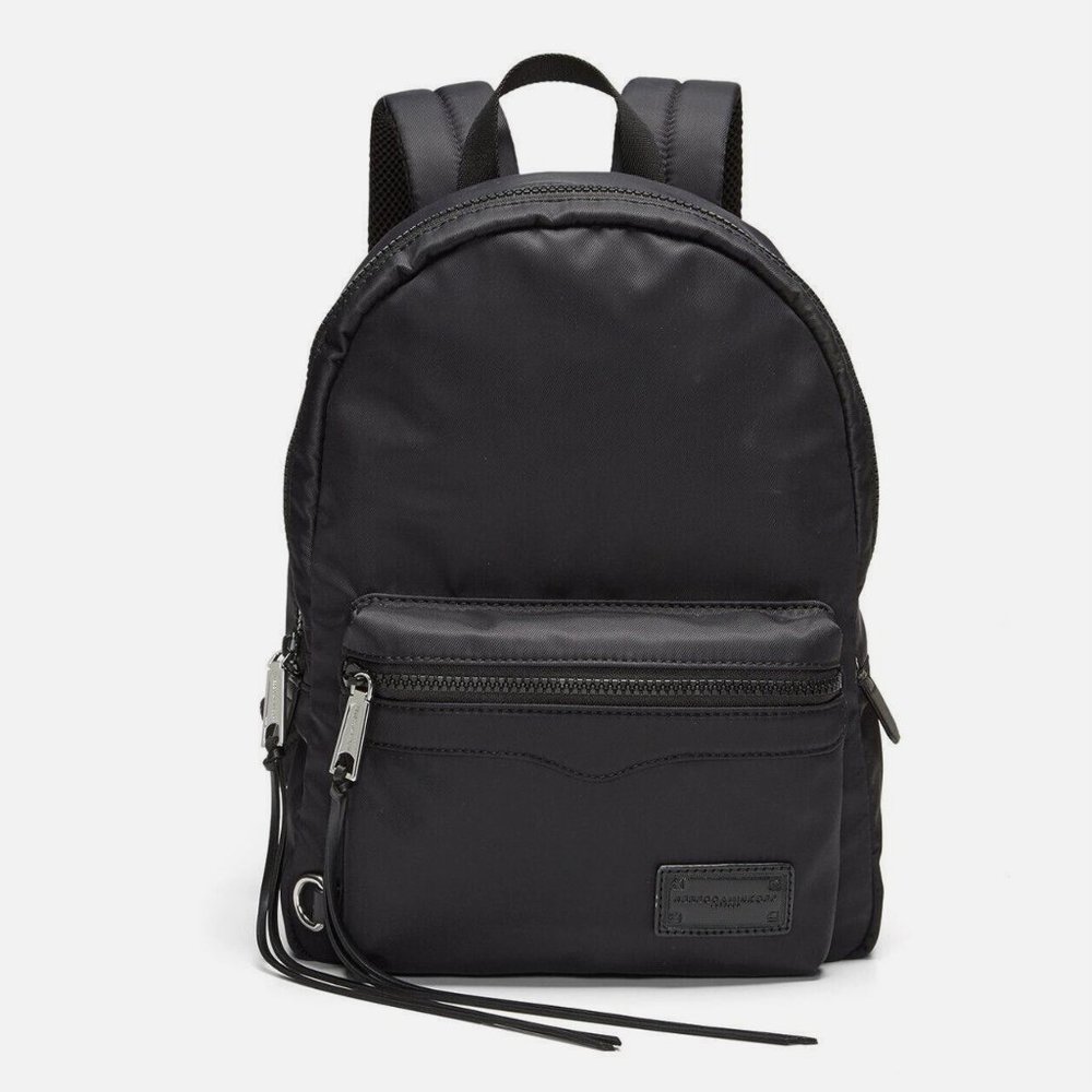 REBECCA MINKOFF Medium Zip Backpack in Black